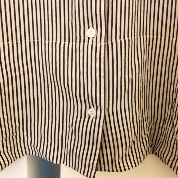 EVERLANE THE CLEAN SILK SHORT-SLEEVE SQUARE SHIRT BOXY OVERSIZE WASHABLE 10 NWOT - Picture 7 of 15